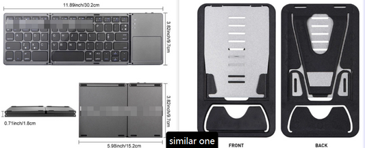 Folding Mini Wireless Bluetooth Keyboard