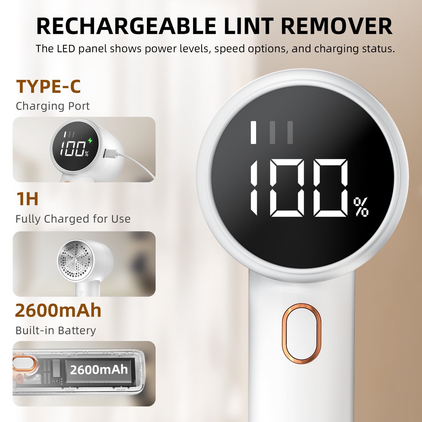 Portable Electric Fabric Lint Remover